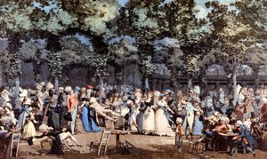 Fest at the Palais Royal, Paris