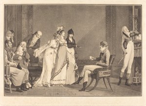 The Orange, or the Modern Judgment of Paris by Philibert Louis Debucourt