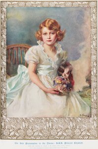 Princess Elizabeth, aged 7 by Philip Alexius de (after) Laszlo