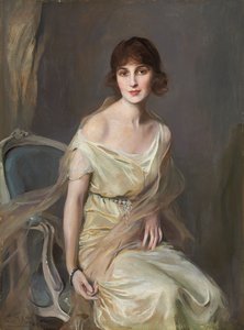 Portrait of Dona Maria Mercedes de Alvear by Philip Alexius de Laszlo