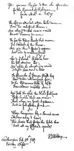Poem by Dr Doddridge