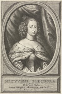 Portrait of Hedwig Eleonora, Queen of Sweden by Philip Fruytiers