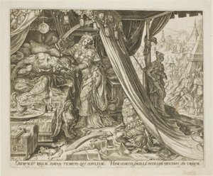 Judith Slaying Holofernes, plate six from The Story of Judith and Holofernes