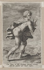Pavor, from Prosopographia, ca. 1585-90 by Philip Galle