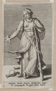 Sanitas, from Prosopographia by Philip Galle