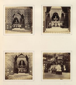 Alhambra and Court of Lions, View in South Transept by Philip Henry Delamotte.