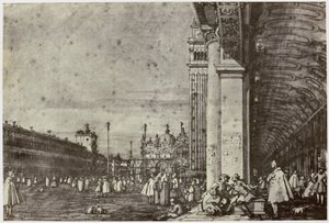 Canaletto, Piazza di San Marco by Philip Henry Delamotte