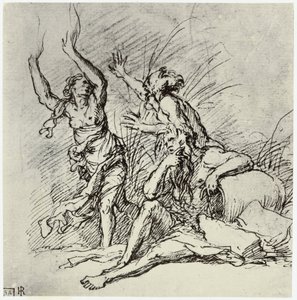 Salvator Rosa, Pan and Syrinx by Philip Henry Delamotte