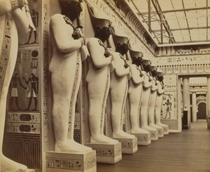 The Egypt Court and the Facade of the Hall of the Colossi, Crystal Palace, Sydenham