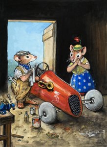 The Town Mouse and the Country Mouse by Philip Mendoza