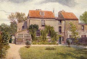 Sandford Manor House from back garden, 1898 by Philip Norman