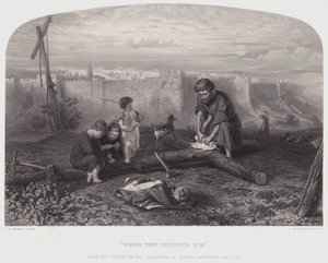 Where They Crucified Him by Philip Richard (after) Morris