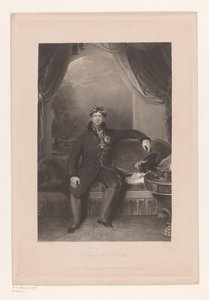 Portrait of George IV, King of England by Philip Thomas