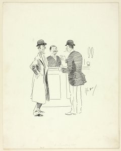 A Drinking Bar by Philip William May