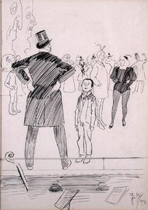 Rehearsing the Fishing Ballet by Philip William May