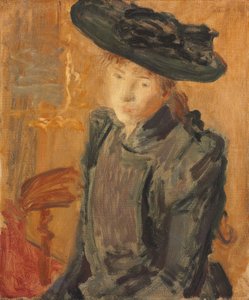 Girl in a Large Hat