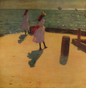 On Walberswick Pier, c1887, c1915 by Philip Wilson Steer