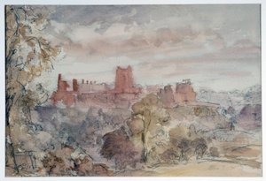 Richmond Castle, Yorkshire by Philip Wilson Steer