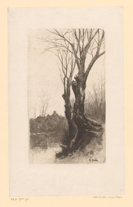 View of the Loolaan, near The Hague by Philip Zilcken