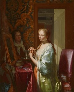 Lady at Her Toilet