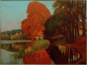 Autumn Mood at a Markish Lake