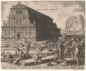 The Temple of Diana at Ephesus from the series The Eighth Wonders of the World After Maarten van Heemskerck