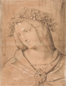 Germania, Bust, Study for the Fresco Painting