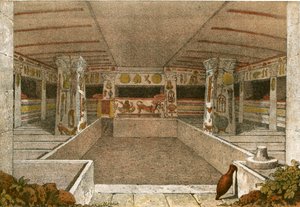 Sepulchral Room at Caere by Philippe Benoist