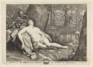 Sleeping Nymph Spied on by a Satyr