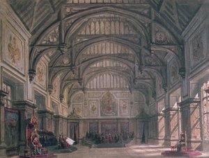 Stage set for Act III of the play 