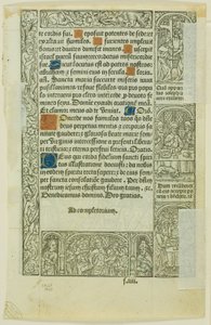 Death of Virgin, from Book of Hours