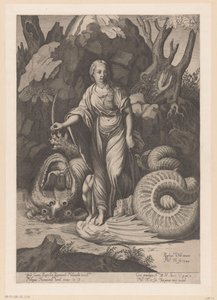 Saint Margaret of Antioch by Philippe Thomassin