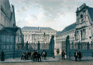 Palais des Beaux-Arts, Paris by Philippe and Ciceri Eugene (1813 1890) Benoist