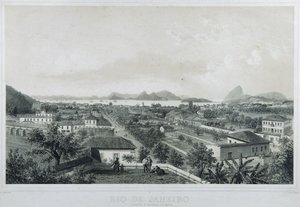 Nine panoramic views of Rio de Janeiro: Catette e entrada da Barra