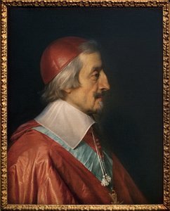 Portrait of Cardinal Richelieu by Philippe de Champaigne
