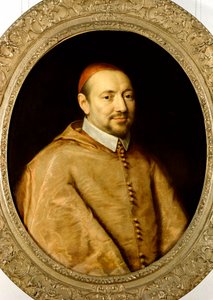 Portrait of Cardinal of Berulle (1575-1629) by Philippe de Champaigne