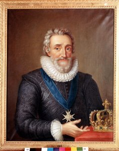 Portrait of Henry IV (1553 - 1610), King of France by Philippe de Champaigne