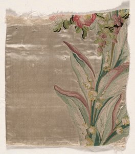 Coverlet Fragment, c. 1760-1770