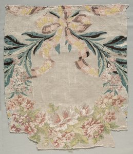 Silk Fragment, Part of Panel called The Flower Basket, 1770