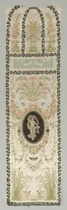 Wall Covering with Classical Figure, late 1700s - early 1800s
