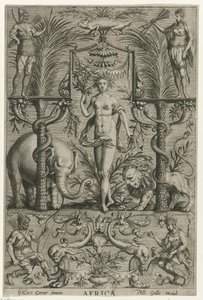 Africa by Philips Galle (attributed to workshop of)