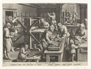 Production of Copper Engravings