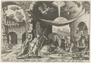 Adoration by the Shepherds (Days of Calamity of the Jewish People series)