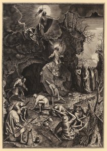 Resurrection of Christ by Philips Galle