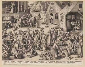 Charity, from The Seven Virtues by Philips Galle