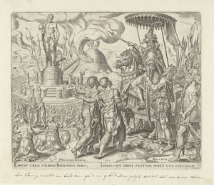 An Enraged Nebuchadnezzar Orders Shadrach, Meshach, and Abednego to be Brought to Him