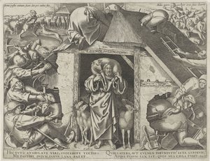 Parable of Christ as the Good Shepherd by Philips Galle
