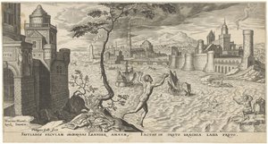 Hero and Leander by Philips Galle
