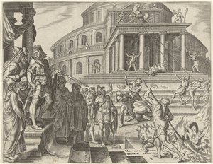 King Josiah Removes the Horses and Chariots Dedicated to the Sun