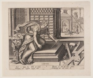 Larunda, from The Occupations by Philips Galle